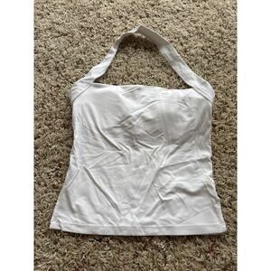 NWOT Offline By Aerie White Halter Top Women's Size XS Padded